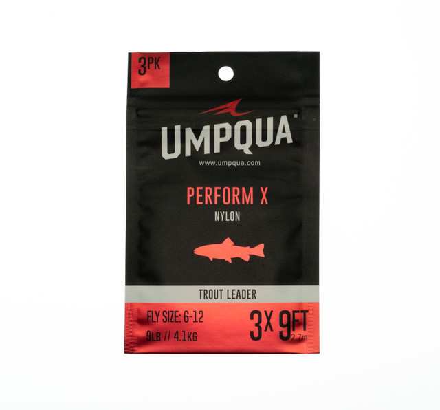 Umpqua Feather Merchants Umpqua Perform X Trout Leader 3pk