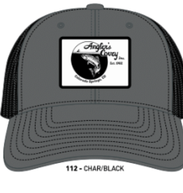 Anglers Covey AC Logo Hat 112 Split Charcoal/Black