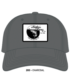 Anglers Covey AC Logo Hat 203 Charcoal