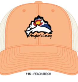 Richardson AC Logo Hat 115 Split Peach/Birch - MD-LG