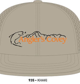 Anglers Covey AC Logo Hat 935 Rogue Solid Khaki