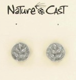 Nature Cast Metalworks Nature Cast Earring Post Round with Branch