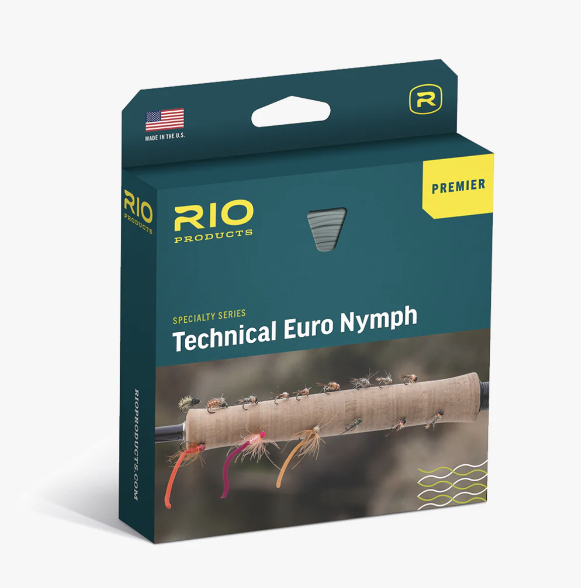 RIO Rio Premier Technical Euro Nymph Fly Line - Yellow/Pink 2-5WT