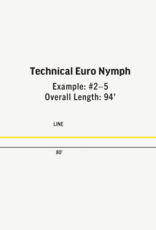 RIO Rio Premier Technical Euro Nymph Fly Line - Yellow/Pink 2-5WT