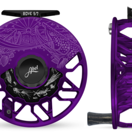 Abel Reels Abel Rove Fly Reel 5/7 Ported Purple Drift Black Fresh/Salt Ebony