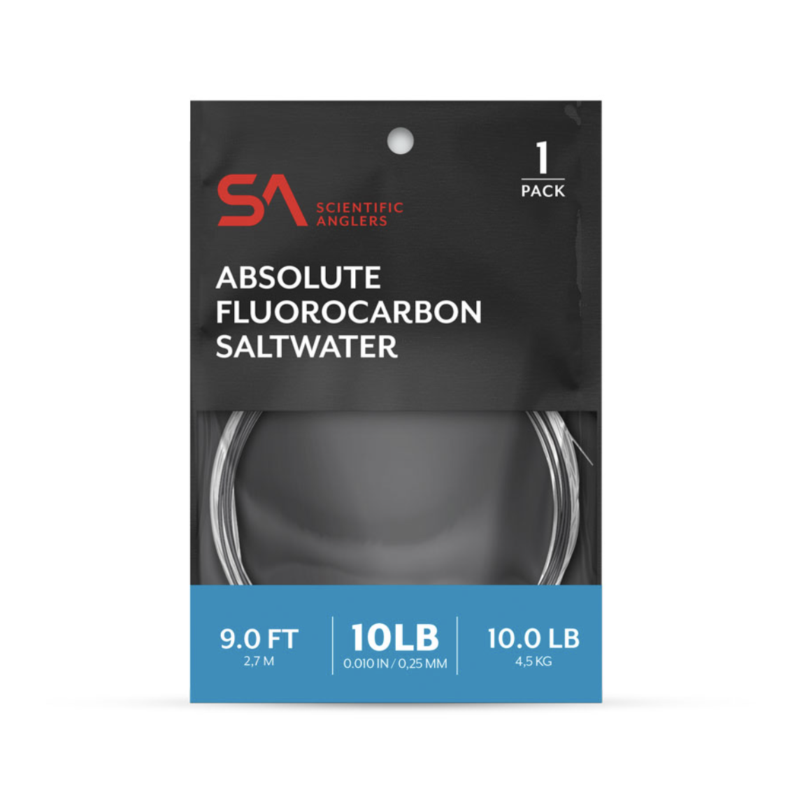 Scientific Anglers Scientific Anglers Absolute Fluorocarbon Saltwater Leader 10' - Single Pack