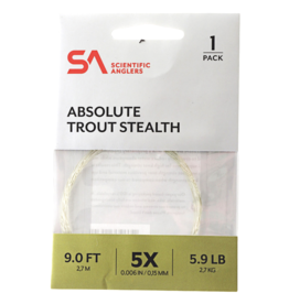 Scientific Anglers Scientific Anglers Absolute Trout Stealth Leader -Single Pack 9' 5X
