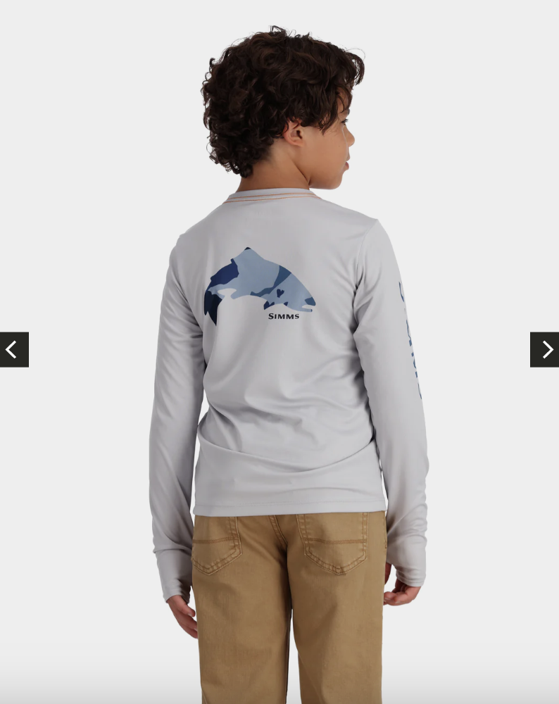 Simms Fishing Simms Kids Solar Tech Crew Neck