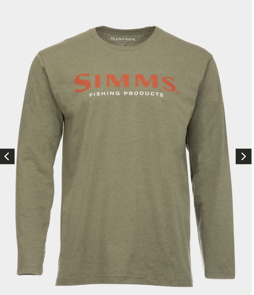Simms Fishing Simms Logo LS Shirt