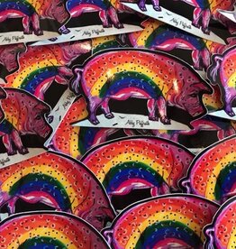 Art 4 All Art 4 All Hog Bow Sticker