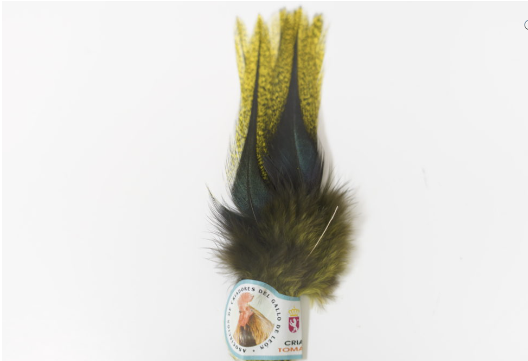 Hareline Dubbin UV2 Coq De Leon Perdigon Fire Tail Feathers