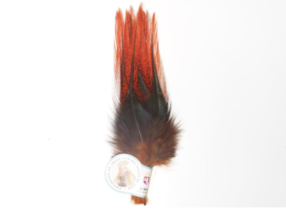 Hareline Dubbin UV2 Coq De Leon Perdigon Fire Tail Feathers