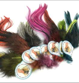 Hareline Dubbin UV2 Coq De Leon Perdigon Fire Tail Feathers