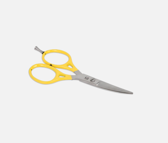 Loon Outdoors Loon Ergo Prime Curved Shears w/ Precision Peg Yellow