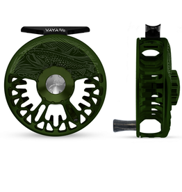 Abel Reels Abel Vaya Fly Reel 5/6 Deep Green On The Hunt Ebony