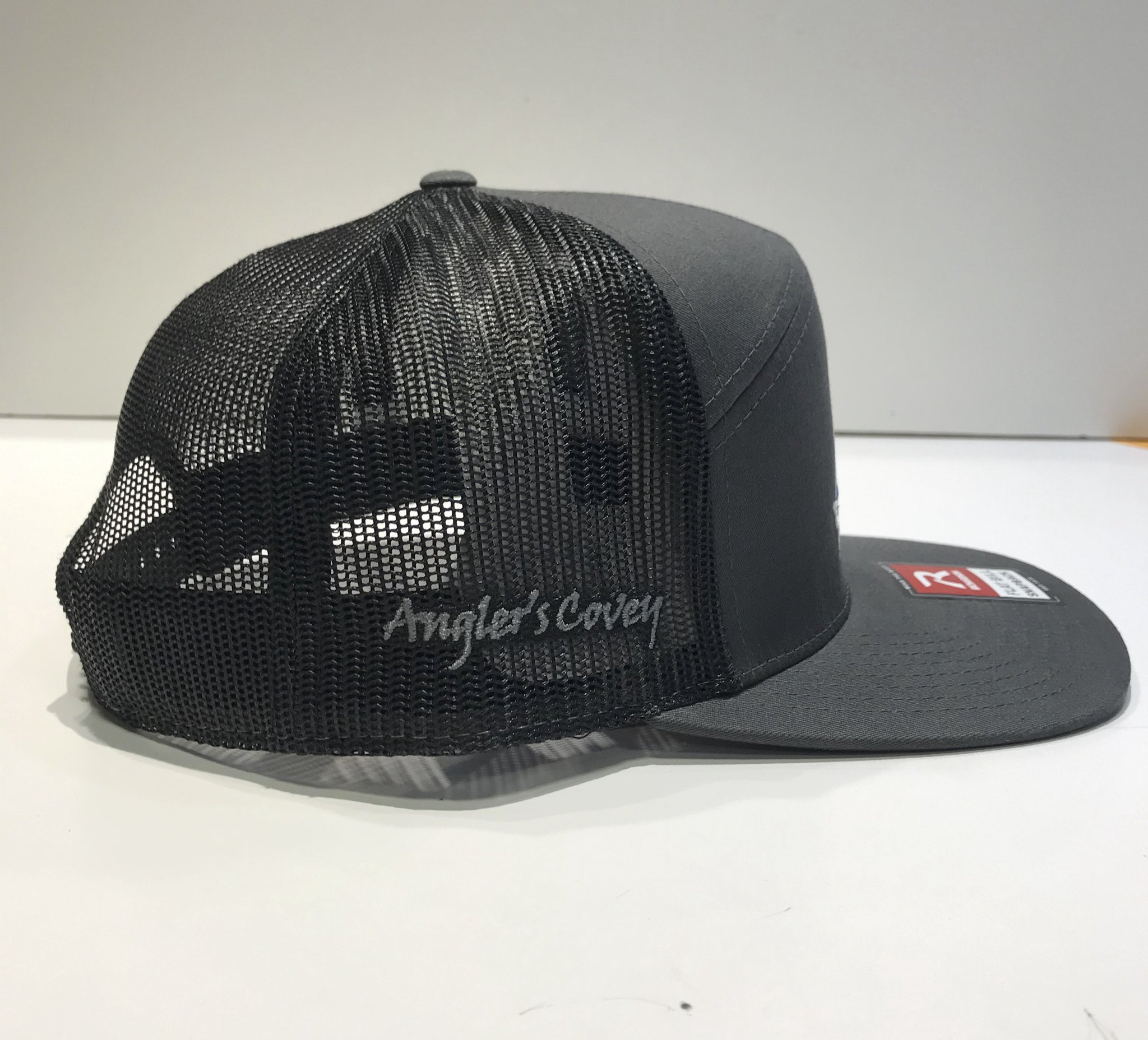 Richardson AC Logo Hat 168 Split Charcoal/Black