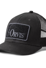 Orvis Orvis Low Profile Covert Ripstop Trucker  Hat  Black