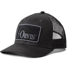 Orvis Orvis Low Profile Covert Ripstop Trucker  Hat  Black