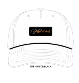 Richardson AC Logo Hat 355 Solid White/White Black OSFM