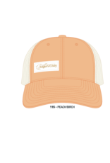 Richardson AC Logo Hat 115 Peach/Birch - Small