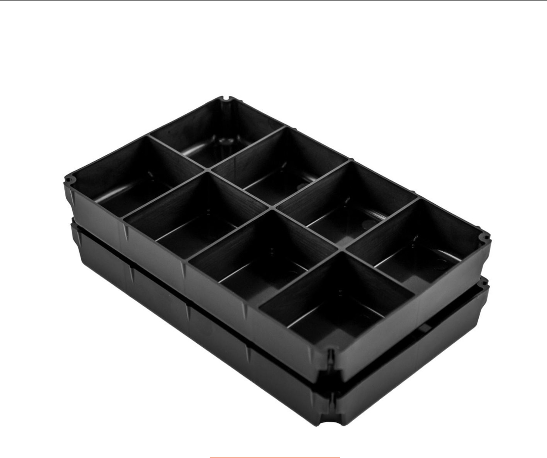 YakAttack YakAttack TracPak Tray 4x2 Half-Depth 2PK