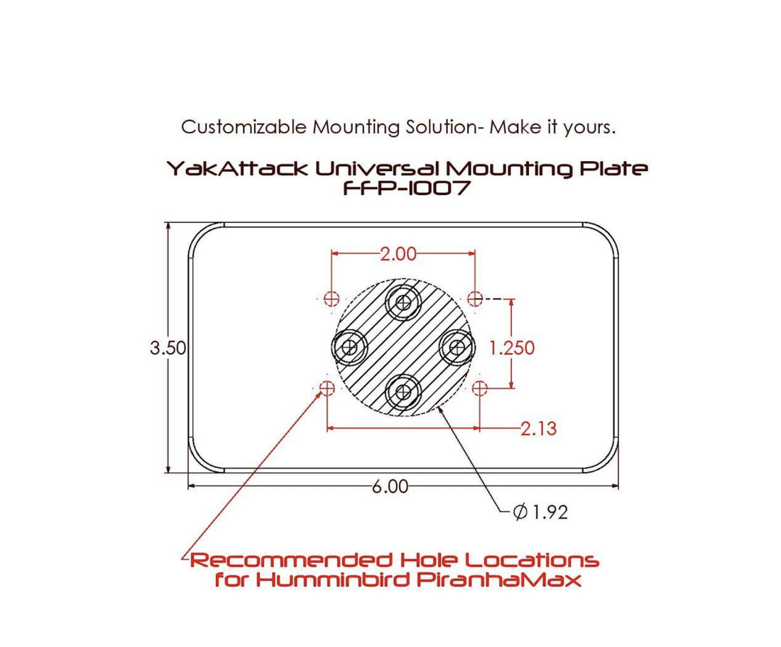 YakAttack YakAttack Universal Mounting Plate