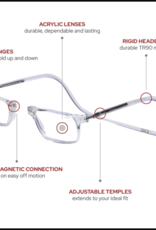 Clic Clic Magnetic Closure Glasses Executive Reader