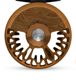 Abel Reels Abel Vaya Fly Reel 5/6 Bronze On The Hunt Ebony