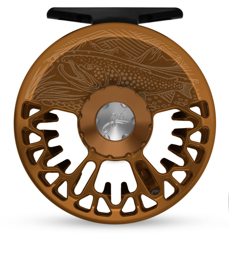 Abel Reels Abel Vaya Fly Reel 5/6 Bronze On The Hunt Ebony
