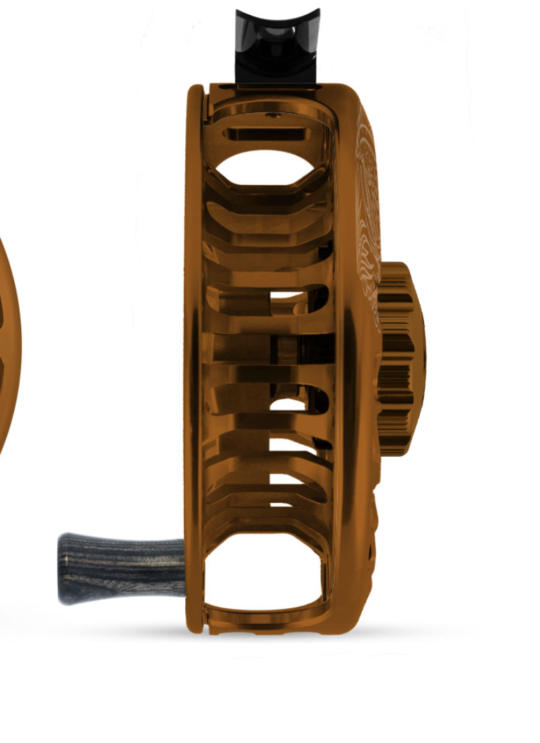 Abel Reels Abel Vaya Fly Reel 5/6 Bronze On The Hunt Ebony