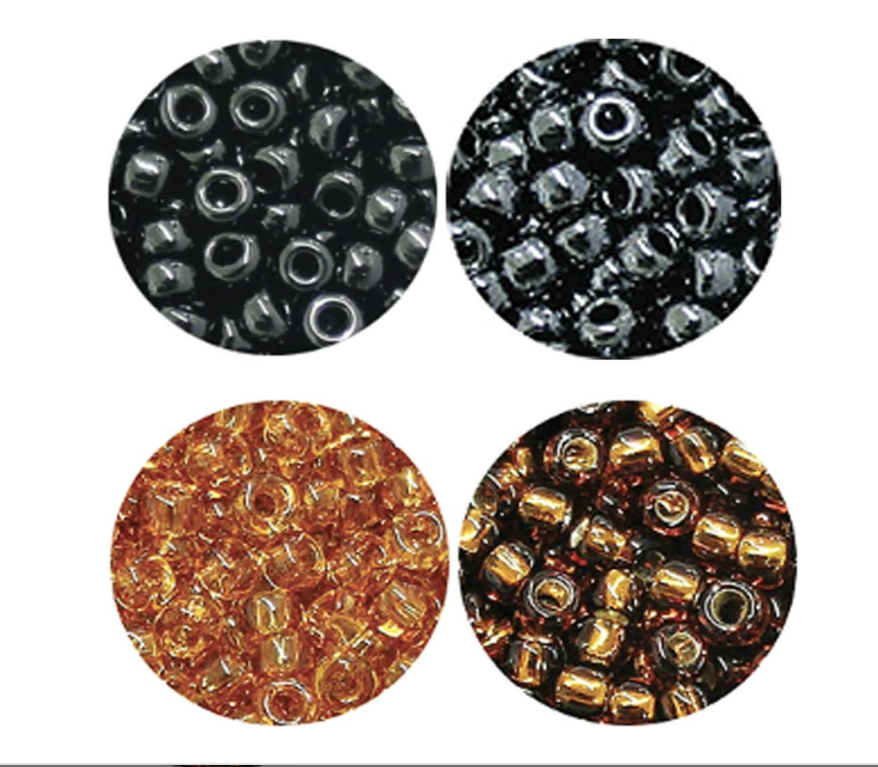 Wapsi Fly Inc. Killer Caddis Glass Beads Copper (Color Core) Midge