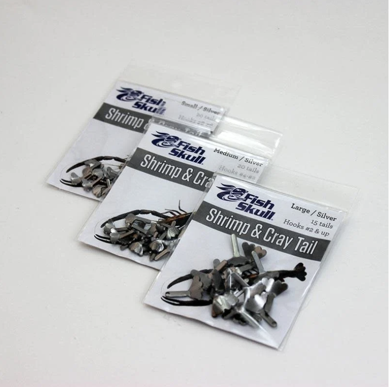 Hareline Dubbin Fish Skull Shrimp and Cray Tails - Silver