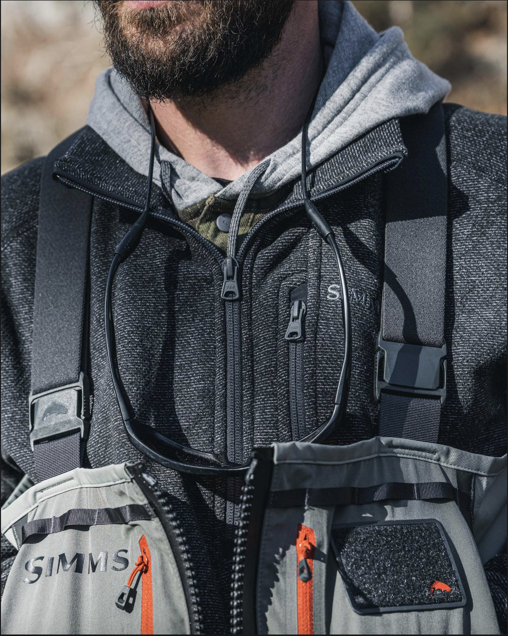Simms Fishing Simms Rivershed Half Zip
