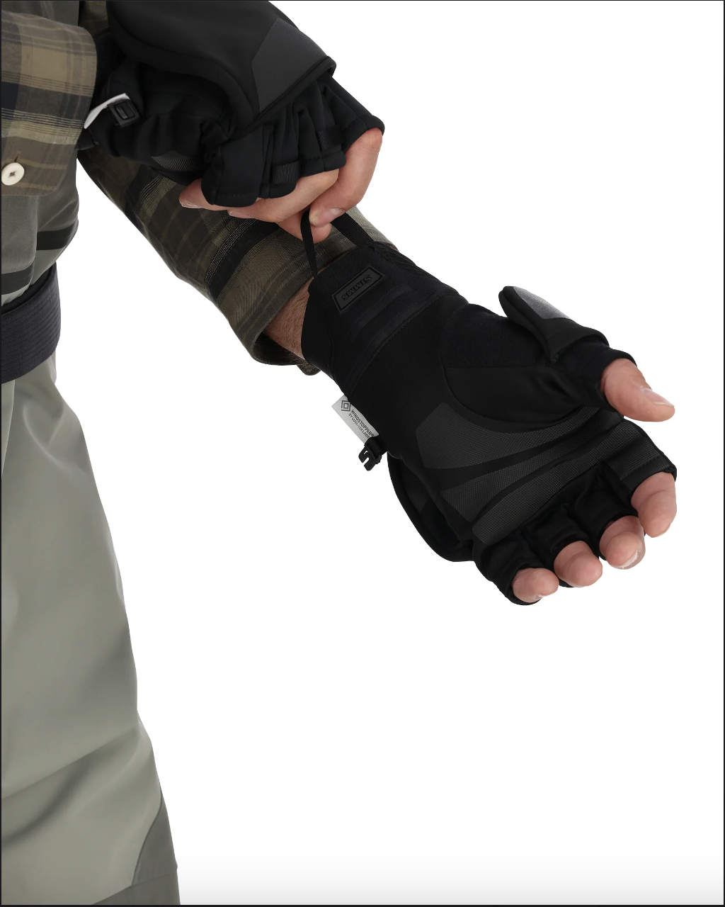 Simms Fishing Simms Windstopper Foldover Mitt -