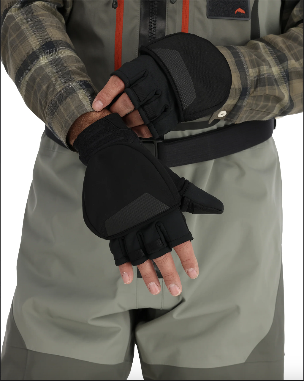 Simms Fishing Simms Windstopper Foldover Mitt -