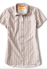 Orvis Orvis Womens Printed Tech Chambray  SS
