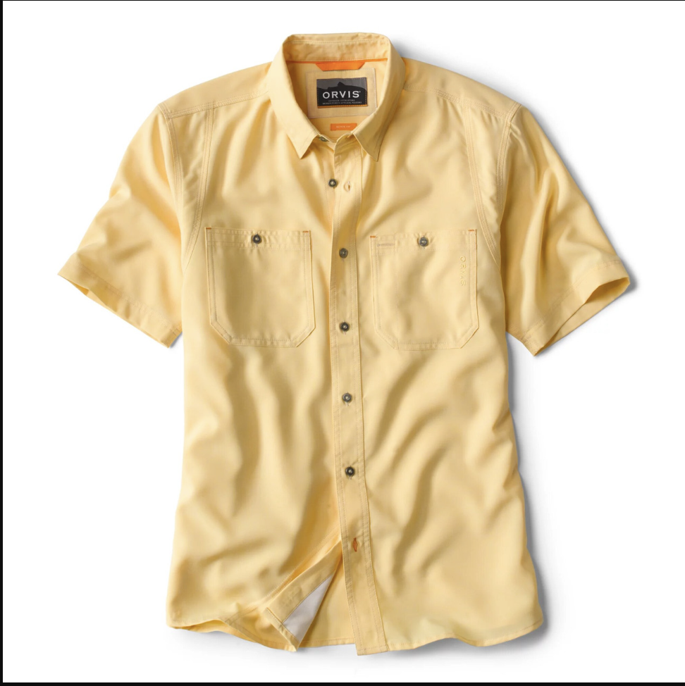 Orvis Orvis Womens Printed Tech Chambray  SS