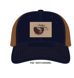 Anglers Covey AC Logo 112 Split Navy/Caramel