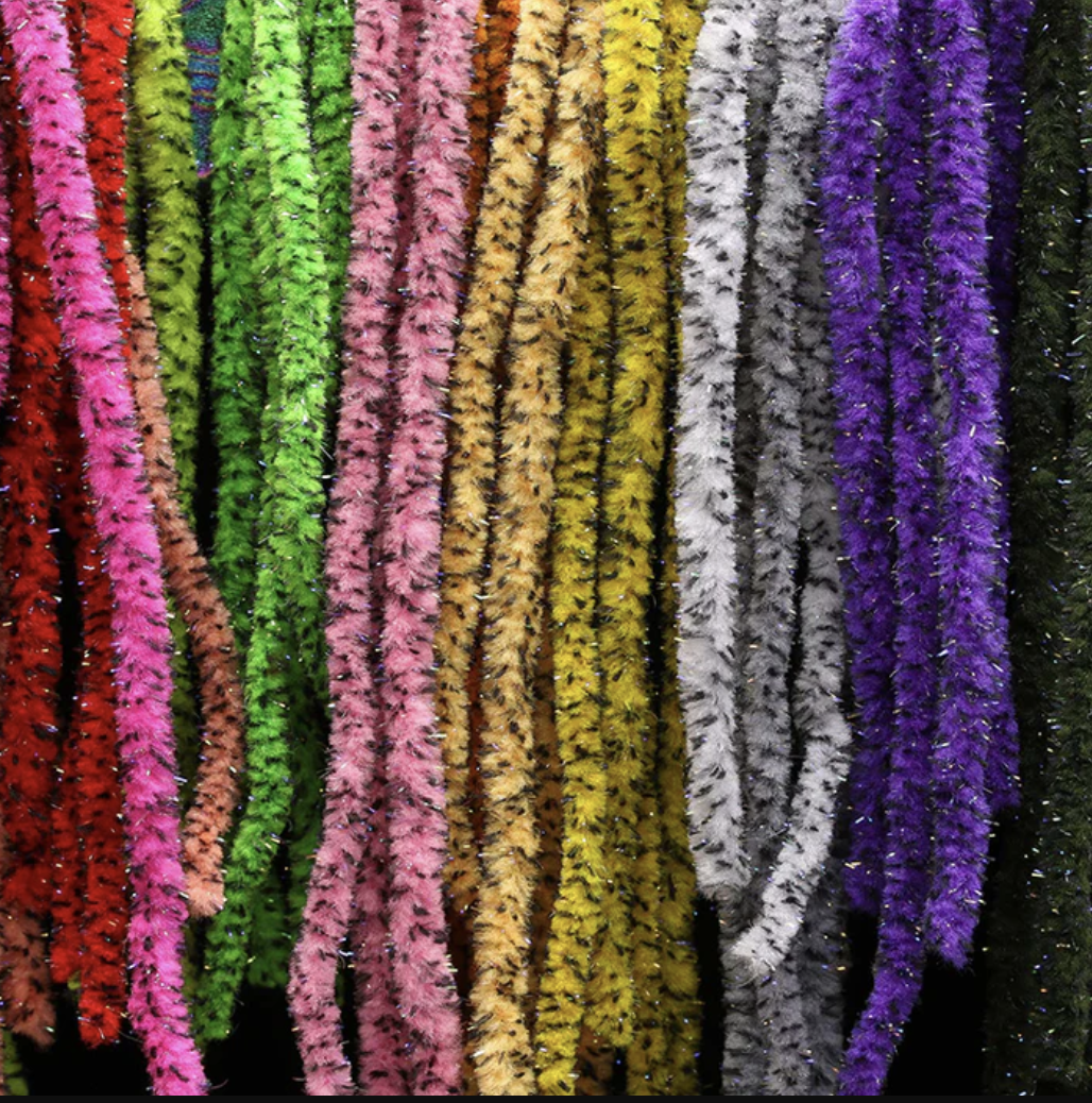 Hareline Dubbin UV Mottled Galaxy Mop Chenille