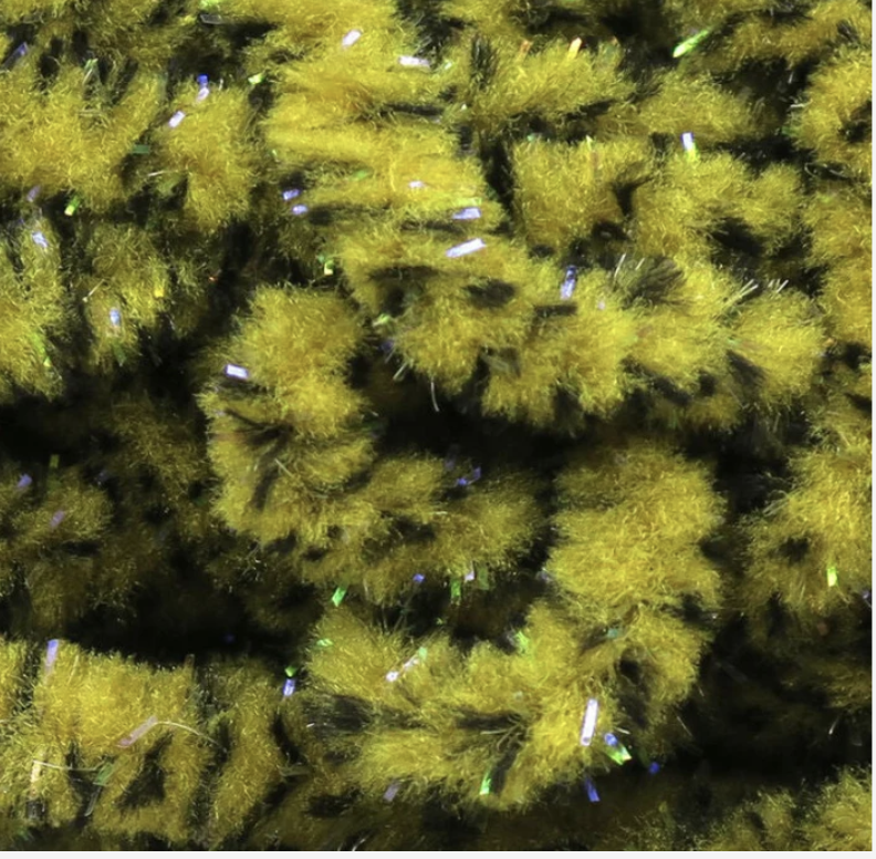 Hareline Dubbin UV Mottled Galaxy Mop Chenille