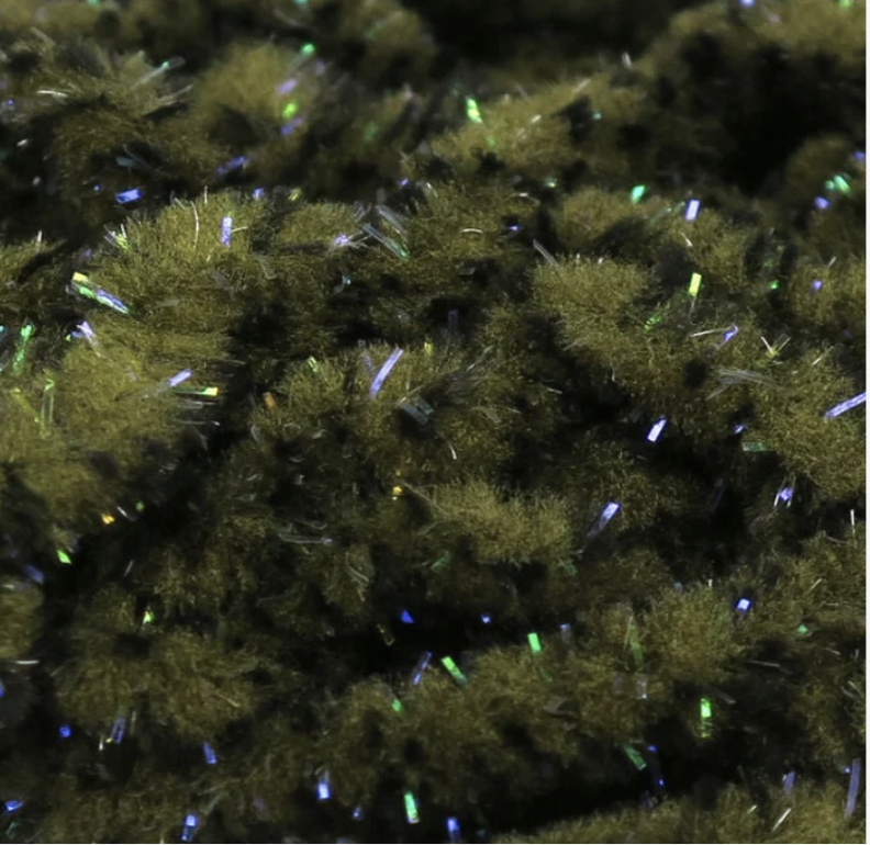 Hareline Dubbin UV Mottled Galaxy Mop Chenille