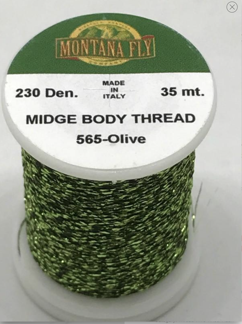 Montana Fly Co Midge Body Thread (Spooled) -