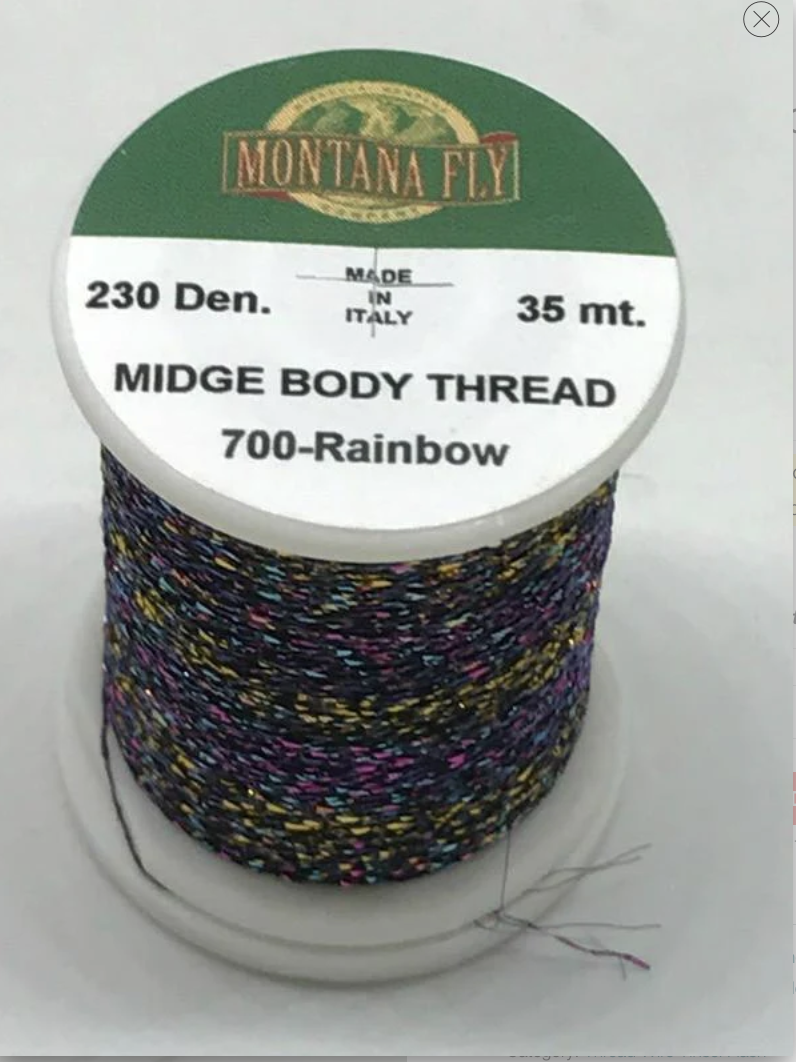 Montana Fly Co Midge Body Thread (Spooled) -
