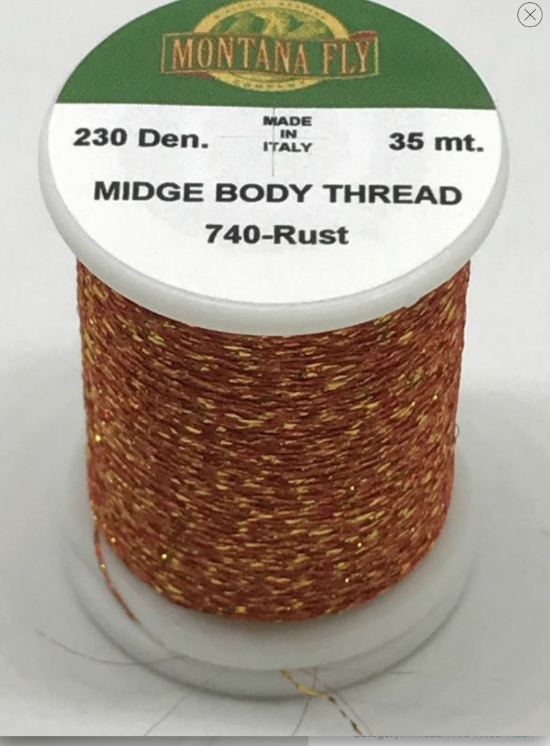Montana Fly Co Midge Body Thread (Spooled) -