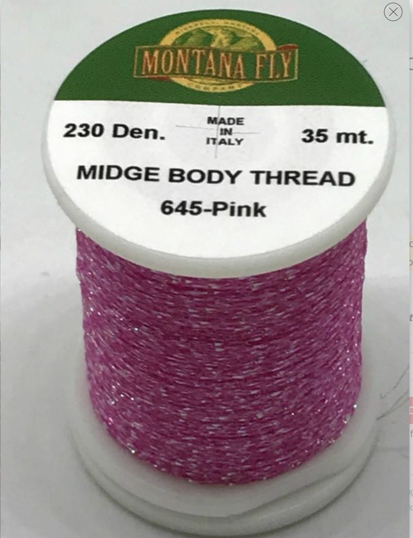 Montana Fly Co Midge Body Thread (Spooled) -