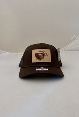 Anglers Covey AC Logo Hat 112FPR Brown/Brown Rope