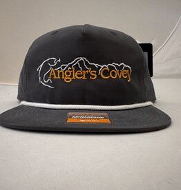 Richardson AC Logo Hat 256 Charcoal w/ White Rope