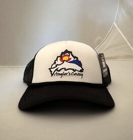 Anglers Covey AC Logo Hat 213 White/Black