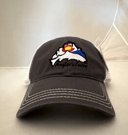 Richardson AC Logo Hat 111 Charcoal/White