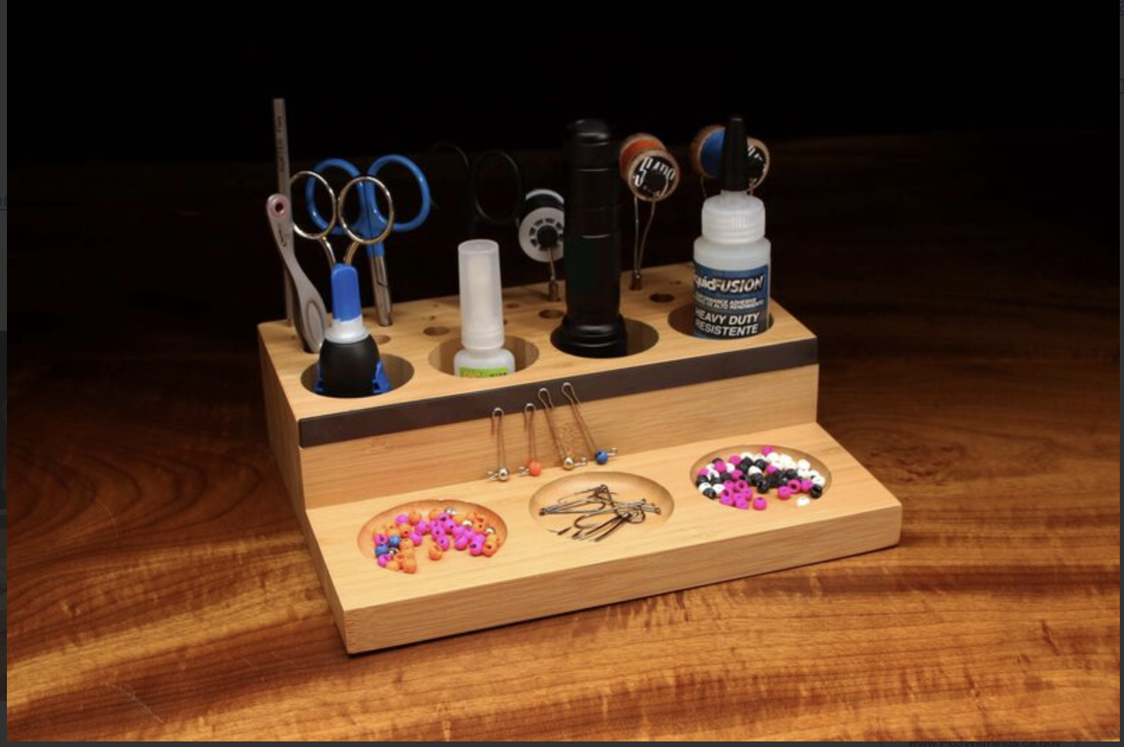 Hareline Dubbin Hareline Wooden Tool Caddy